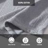 Full/Queen Cozy Lightweight Grey 100-Percent Cotton Blanket - Machine Washable