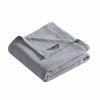King size Cozy Lightweight Grey 100-Percent Cotton Blanket - Machine Washable