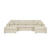3 - Piece Corduroy Double-Chaise Sectional