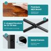 40in Computer Office Desk, Writing Table for Small Spaces, Modern Style Home Office Desk, Rust Brown