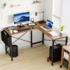 50 inch L Shaped Computer Desk with CPU Stand, Corner Gaming Desk for Home Office