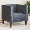 Chesterfield Sofa Chair Dark grey
