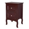 2pcs Country Style Two-Tier Night Tables Large Size Grown