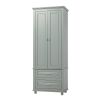 Tall Storage Cabinet with Two Drawers for Bathroom/Office