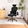 Big and Tall Office Chair Mesh Breathable, Gaming Chair with Adjustable Backrest Height & Headrest Angle & Adaptive Lumbar Lupport