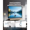Motorized Projector Screen, 72 inch 4:3 1080 HD Electric Projection Screen, Wall Mounted Projection Dispaly Projector with Remote Control, Automatic M