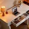 Administrative desk, modern desk with storage drawers, Elegant Desk computer desk