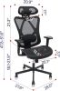 Mesh Office Chair,Ergonomic Office Chairs with Wheels,Adjustable Lumbar Support,Armrest,Headrest-Tilt High Back Desk Chair with Mute Wheel for Office,