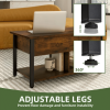 Coffee Table with Storage, Lift-Top Wooden Center Table for Home & Office, Rustic Brown(Shipment from Walmart)