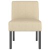 Slipper Chair Cream Fabric