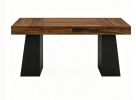 Modern Wood 55" Executive Desk Computer Desk Workstation Desk Office Furniture for Home