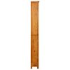 6-Tier Bookcase 31.5"x8.9"x70.9" Solid Oak Wood
