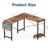 50 inch L Shaped Computer Desk with CPU Stand, Corner Gaming Desk for Home Office