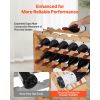 72 Bottle Stackable Modular Wine Rack, 8-Tier, Floor Freestanding Wine Storage Rack, Sturdy Wines Holder Display Shelf, Wobble-Free Shelves, Easy Asse