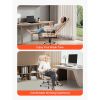 Executive Office Chair with Footrest, 400lb Capacity Office Chair with Lumbar Pillow & Removable Armrests, Heavy Duty Ergonomic Chair, PU Leather Recl