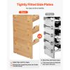 72 Bottle Stackable Modular Wine Rack, 8-Tier, Floor Freestanding Wine Storage Rack, Sturdy Wines Holder Display Shelf, Wobble-Free Shelves, Easy Asse