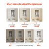 Lighted Medicine Cabinet with Mirror, 24 x 32 in Recessed or Wall Mount, 3 Color Dimmable LED Bathroom Medicine Cabinet with Magnifying Mirror