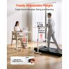 Standing Desk, Adjustable Height Mobile Stand Up Desk 360° Tilting Desktop, 32 x 16 in Small Computer Sit Stand Rolling Workstation w/ Hook, Lockable