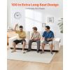 100-Inch Modular 3-Seater Sofa – Comfy Couch with Deep Seats & Hidden Storage, Modern Design for Living Room, Apartment, or Office, White