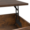 Coffee Table with Storage, Lift-Top Wooden Center Table for Home & Office, Rustic Brown(Shipment from Walmart)