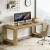 Two person office desk, rectangular dining table, study desk, conference table