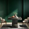 Dining Table, Square Farmhouse Kitchen Table Dinner Table