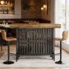 Modern bar table, dining table, with storage space