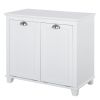 Tilt-Out Laundry Sorter Cabinet, Bathroom Storage Organizer white-AS ( Amazon Shipping)(Prohibited by WalMart)