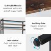 Industrial 5-Tier Kitchen Bakers Rack Free Standing Rustic Brown