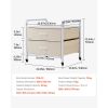 Mini Fridge Stand with Storage, 176 lb-Capacity Mini Fridge Table with 2 Drawers & 4 Swivel Wheels, Mobile Mini Fridge Shelf, White Mini Fridge Organi