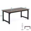 Simple Conference Table, Rectangular Meeting Table Computer Desk