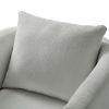 Sutton Light Grey Performance Fabric Swivel Barrel Chair