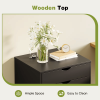 5 DrawerStorageCabinet with Wheels for Bedroom,Home, Office Organization, Black
