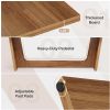 70.87-Inch Executive Computer Desk: Large Home Office Desk withWooden Pedestal, Industrial Wood Study Writing Table